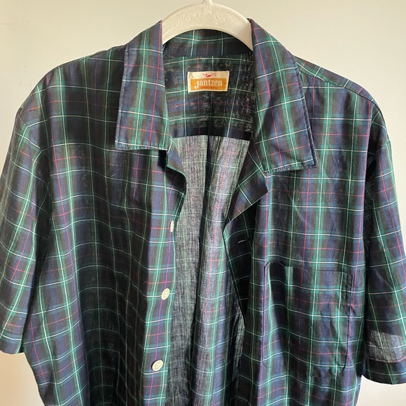Thrifted plaid button up - Picture 2 of 3